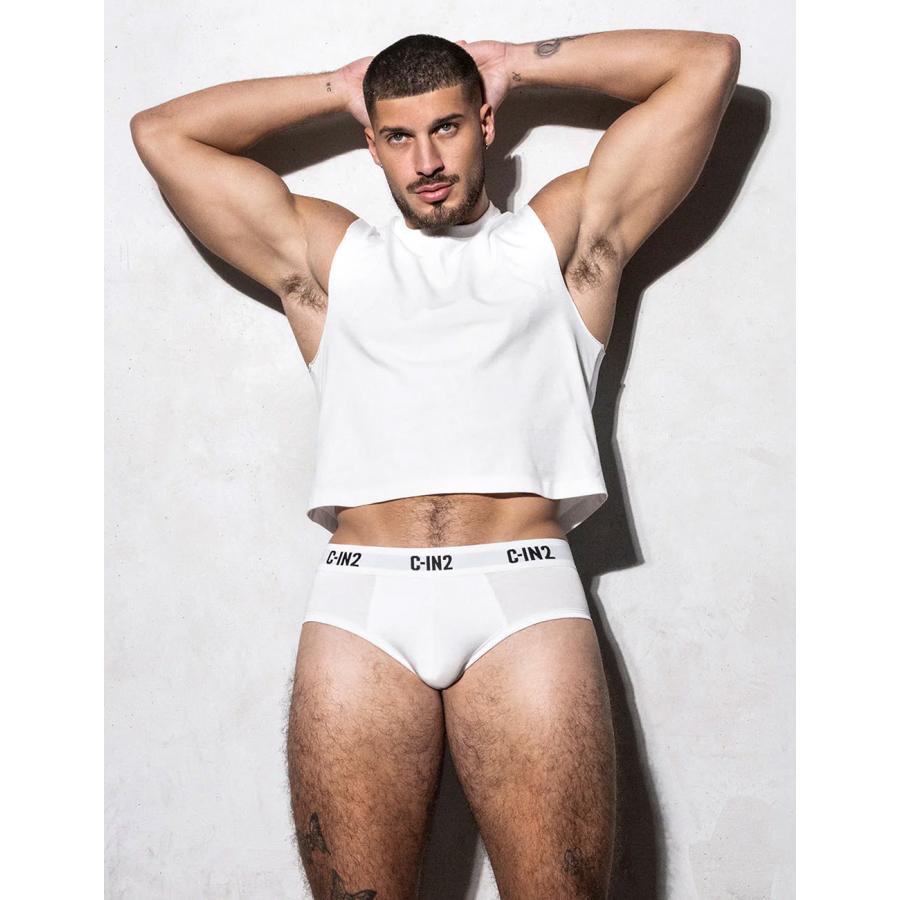 ブリーフ メンズ 3枚セット C-IN2 PREMIUM STRETCH MID RISE BRIEF ビキニブリーフ コットン モダール シーインツー CIN2 下着 男性 セクシー | C-IN2 | 05