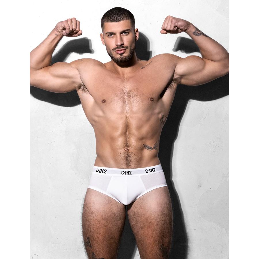 ブリーフ メンズ 3枚セット C-IN2 PREMIUM STRETCH MID RISE BRIEF ビキニブリーフ コットン モダール シーインツー CIN2 下着 男性 セクシー | C-IN2 | 08