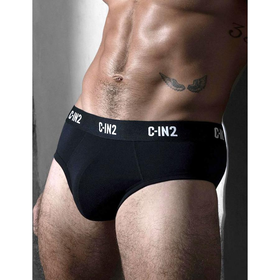 ブリーフ メンズ 3枚セット C-IN2 PREMIUM STRETCH MID RISE BRIEF ビキニブリーフ コットン モダール シーインツー CIN2 下着 男性 セクシー | C-IN2 | 09