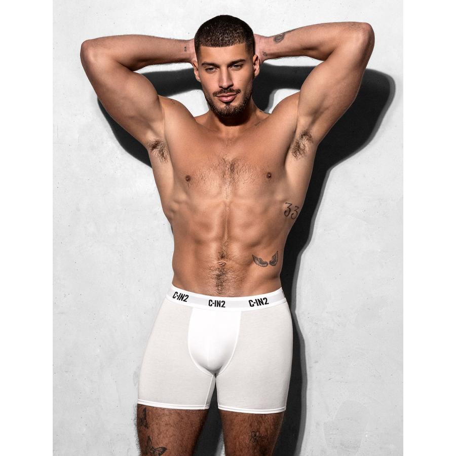 ボクサーパンツ メンズ 3枚セット C-IN2 PREMIUM STRETCH BOXER BRIEF コットン モダール シーインツー CIN2 下着 男性 セクシー | C-IN2 | 04