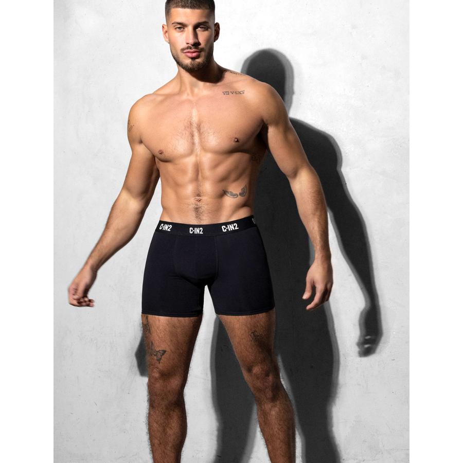 ボクサーパンツ メンズ 3枚セット C-IN2 PREMIUM STRETCH BOXER BRIEF コットン モダール シーインツー CIN2 下着 男性 セクシー | C-IN2 | 05
