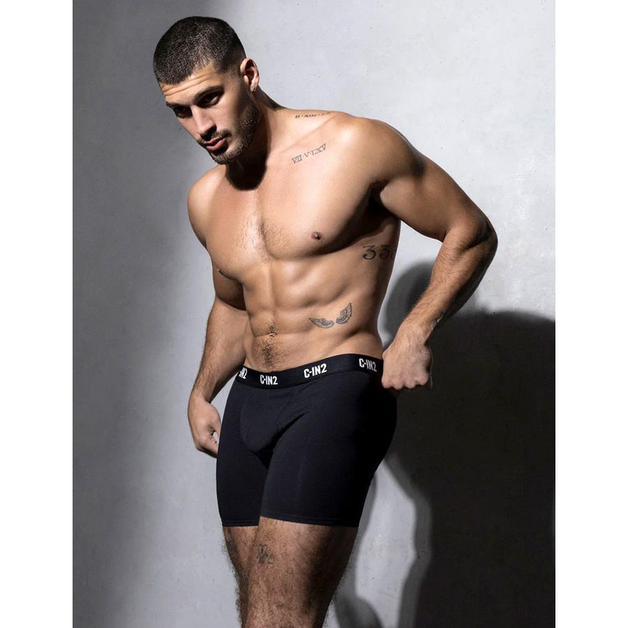 ボクサーパンツ メンズ 3枚セット C-IN2 PREMIUM STRETCH BOXER BRIEF コットン モダール シーインツー CIN2 下着 男性 セクシー | C-IN2 | 08