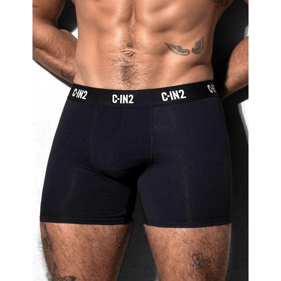 ボクサーパンツ メンズ 3枚セット C-IN2 PREMIUM STRETCH BOXER BRIEF コットン モダール シーインツー CIN2 下着 男性 セクシー | C-IN2 | 10
