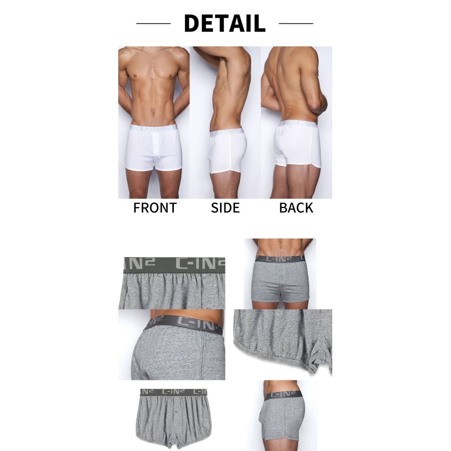 ニットトランクス メンズ 前開きトランクス C-IN2 CORE RUNNER BOXER コットン 100% 綿 シーインツー CIN2 下着 男性 セクシー | C-IN2 | 27