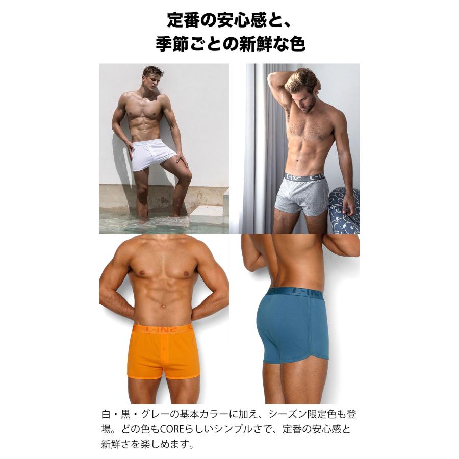 ニットトランクス メンズ 前開きトランクス C-IN2 CORE RUNNER BOXER コットン 100% 綿 シーインツー CIN2 下着 男性 セクシー | C-IN2 | 15