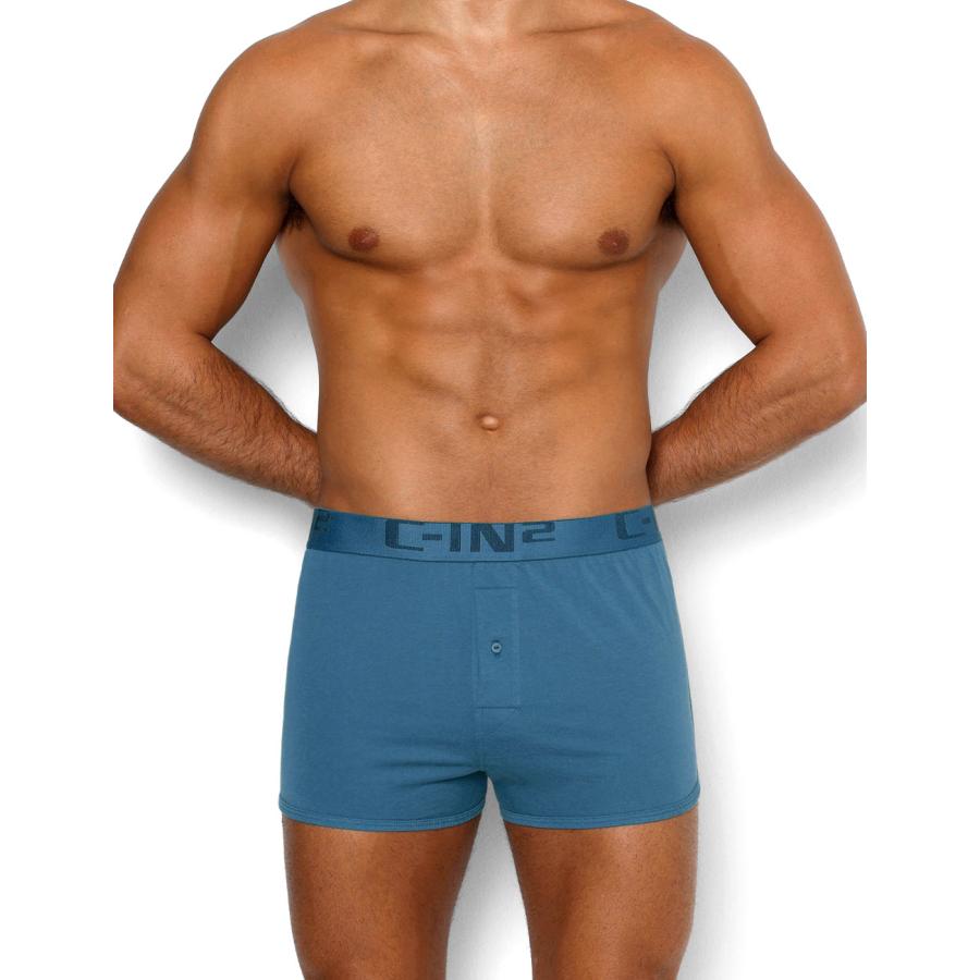 ニットトランクス メンズ 前開きトランクス C-IN2 CORE RUNNER BOXER コットン 100% 綿 シーインツー CIN2 下着 男性 セクシー | C-IN2 | 17