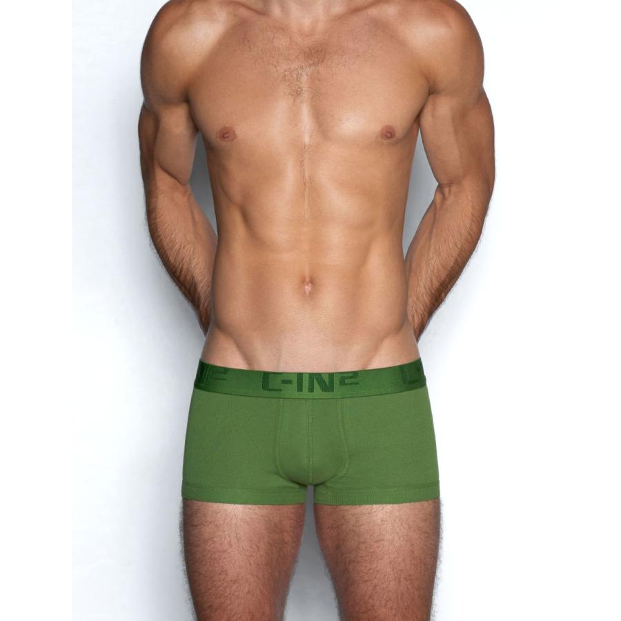 ボクサーパンツ メンズ ローライズボクサーパンツ メンズ C-IN2 CORE LOW NO SHOW ARMY ローライズ コットン 100% 綿 シーインツー CIN2 下着 男性 セクシー | C-IN2 | 30