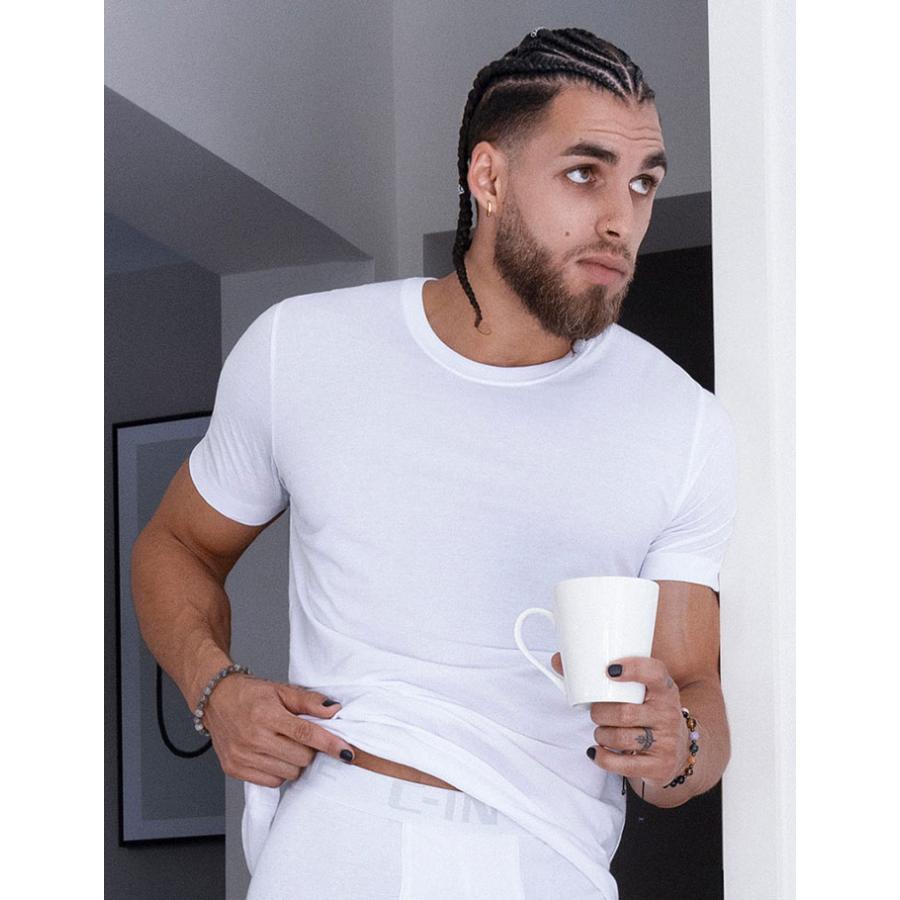 クルーネックTシャツ メンズ 半袖 インナーTシャツ C-IN2 Layers ピマコットン 100% 綿 シーインツー CIN2 下着 男性 セクシー | C-IN2 | 06