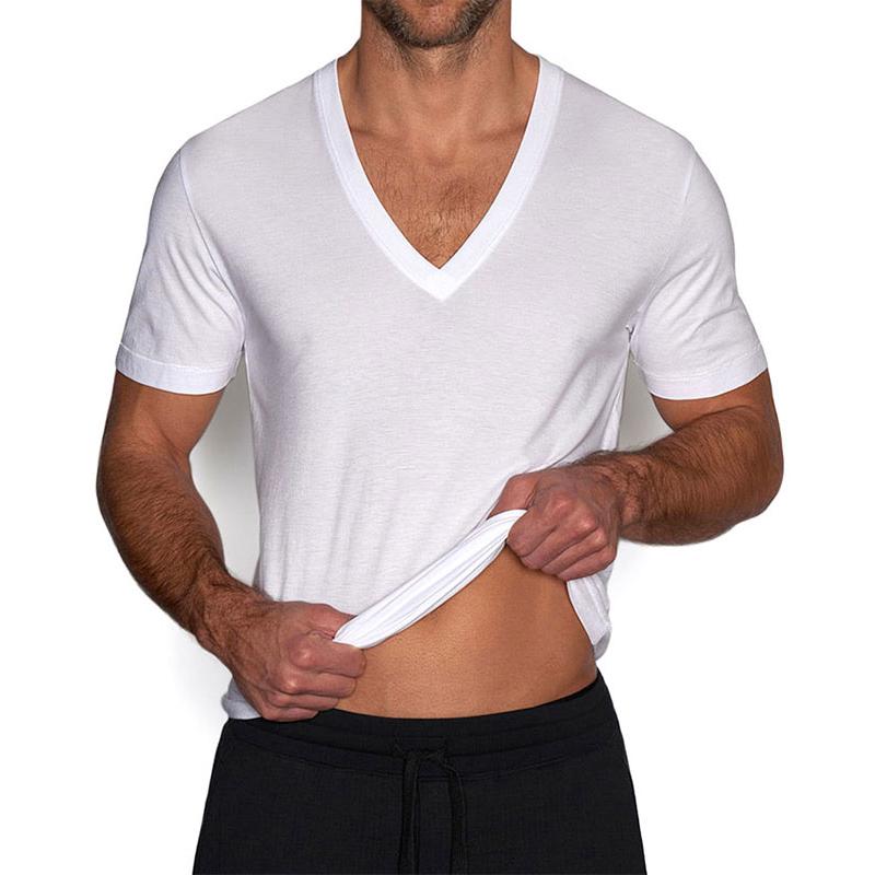 VネックTシャツ メンズ 深Vネック半袖Tシャツ C-IN2 Layers インナー Tシャツ ピマコットン 100% 綿 シーインツー CIN2 下着 男性 セクシー | C-IN2 | 06