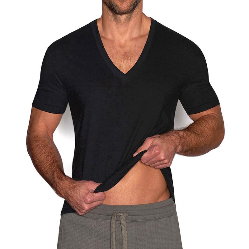 VネックTシャツ メンズ 深Vネック半袖Tシャツ C-IN2 Layers インナー Tシャツ ピマコットン 100% 綿 シーインツー CIN2 下着 男性 セクシー | C-IN2 | 07