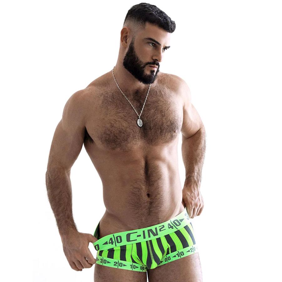 ボクサーパンツ メンズ ローライズボクサーパンツ C-IN2 HARD FLY FRONT TRUNK 前開き シーインツー CIN2 下着 男性 セクシー | C-IN2 | 09