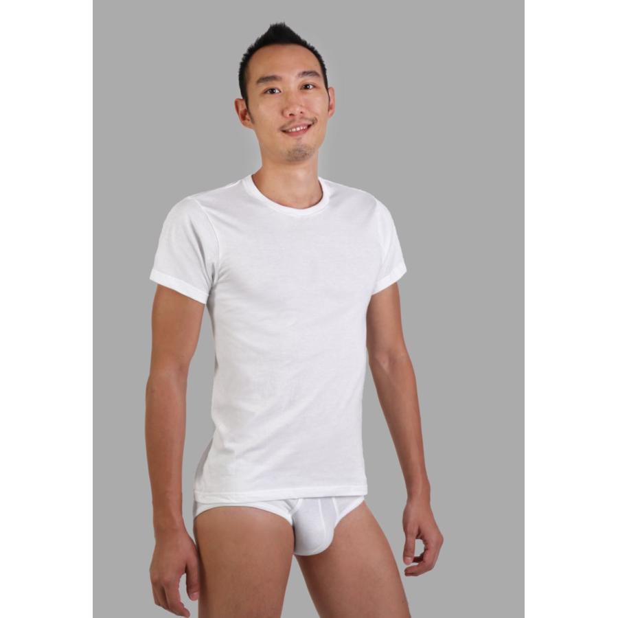 クルーネック丸首Tシャツ エジプト綿ギザ GIZA イージーモンキー限定 日本製 Made in JAPAN コットン100％ コーマ糸 半袖Tシャツ 肌着 メンズ 男性 |  | 04