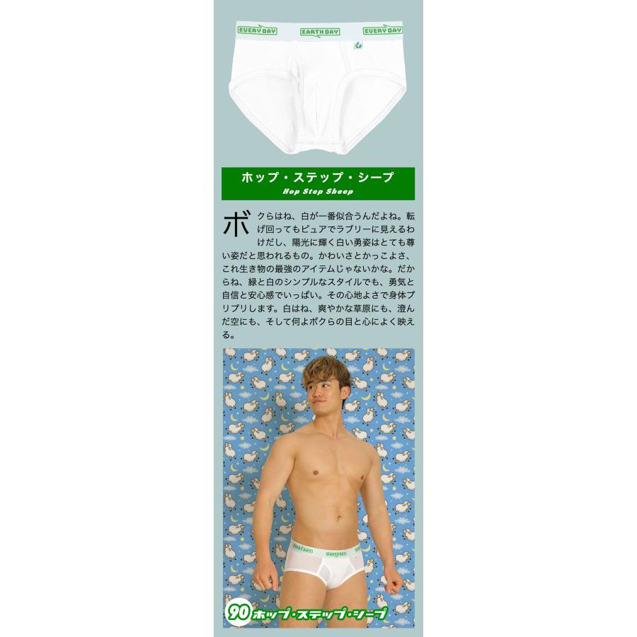 クラシックブリーフ スタンダードブリーフ メンズ 前開き 日本製 コットン 綿 ヒーローカラーズ EARTH-DAY EVERY-DAY カラフル パンツ 下着 ブランド プレゼント | ヒーローカラーズ | 20