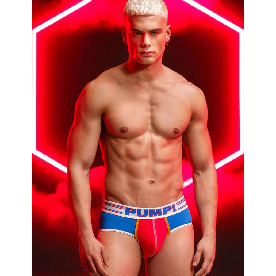 ブリーフ メンズ ローライズブリーフ PUMP UNDERWEAR E-RACER BRIEF パンプ スポーツ 吸汗速乾 パンツ 下着 男性 ブランド セクシー | PUMP! UNDERWEAR | 03