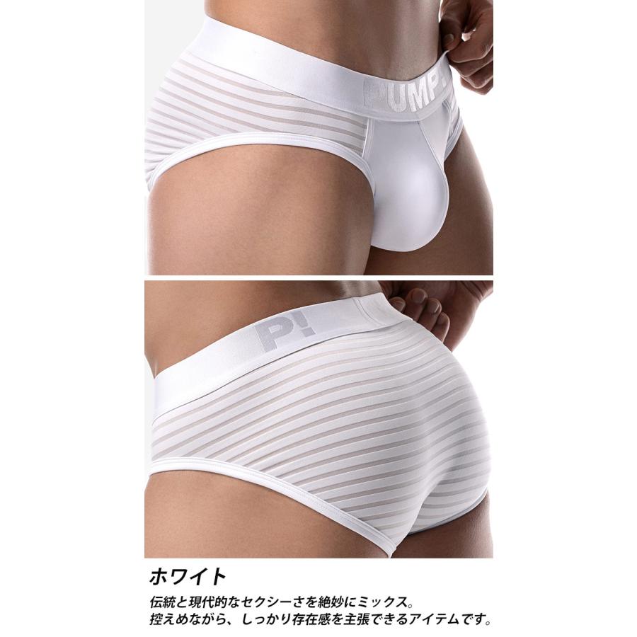 ブリーフ メンズ ローライズブリーフ PUMP UNDERWEAR WHISPER BRIEF パンプ スポーツ 吸汗速乾 パンツ 下着 男性 ブランド セクシー | PUMP! UNDERWEAR | 20