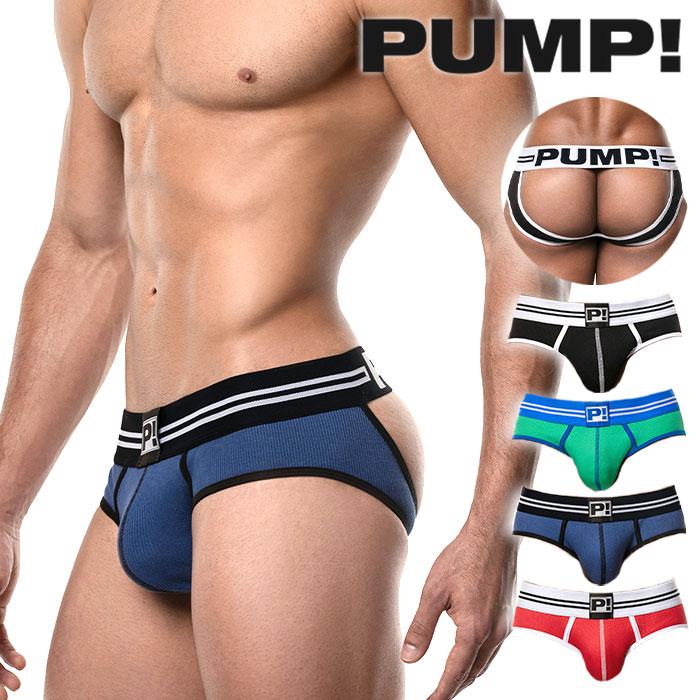 Oバック メンズ ローライズブリーフ バックレス PUMP UNDERWEAR ROUND2 BACKLESS BRIEF パンプ スポーツ 吸汗速乾 パンツ 下着 男性 ブランド セクシー | PUMP! UNDERWEAR