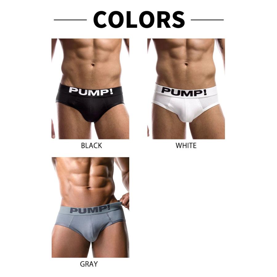 ブリーフ メンズ ローライズブリーフ PUMP UNDERWEAR CLASSIC BRIEF パンプ スポーツ 吸汗速乾 パンツ 下着 男性 ブランド セクシー | PUMP! UNDERWEAR | 21