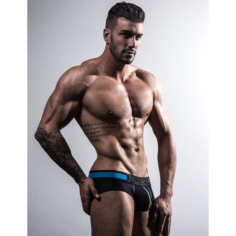 ブリーフ メンズ ローライズブリーフ PUMP UNDERWEAR COTTON STRETCH BRIEF パンプ スポーツ 吸汗速乾 パンツ 下着 男性 ブランド セクシー | PUMP! UNDERWEAR | 14