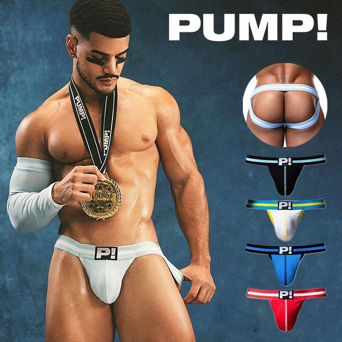ジョックストラップ メンズ ケツ割れ ケツワレ サポーター PUMP UNDERWEAR JOCK パンプ スポーツ 吸汗速乾 パンツ 下着 男性 ブランド セクシー | PUMP! UNDERWEAR