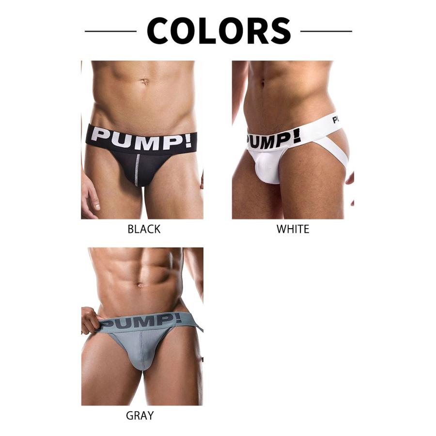 ジョックストラップ メンズ ケツ割れ ケツワレ サポーター PUMP UNDERWEAR CLASSIC JOCK STRAP パンプ スポーツ 吸汗速乾 パンツ 下着 男性 ブランド セクシー | PUMP! UNDERWEAR | 21