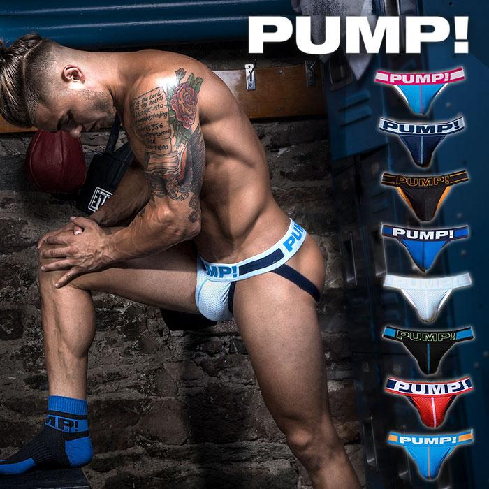 ジョックストラップ メンズ ケツ割れ ケツワレ サポーター PUMP UNDERWEAR MESH JOCK パンプ スポーツ 吸汗速乾 パンツ 下着 男性 ブランド セクシー | PUMP! UNDERWEAR