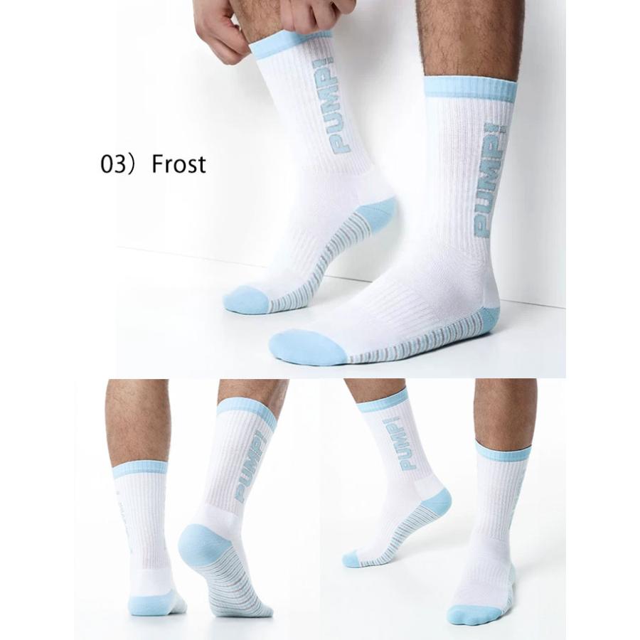 ソックス 靴下 メンズ スポーツソックス PUMP UNDERWEAR CREW SOCKS パンプ スポーツ 吸汗速乾 パンツ 下着 男性 ブランド セクシー | PUMP! UNDERWEAR | 18