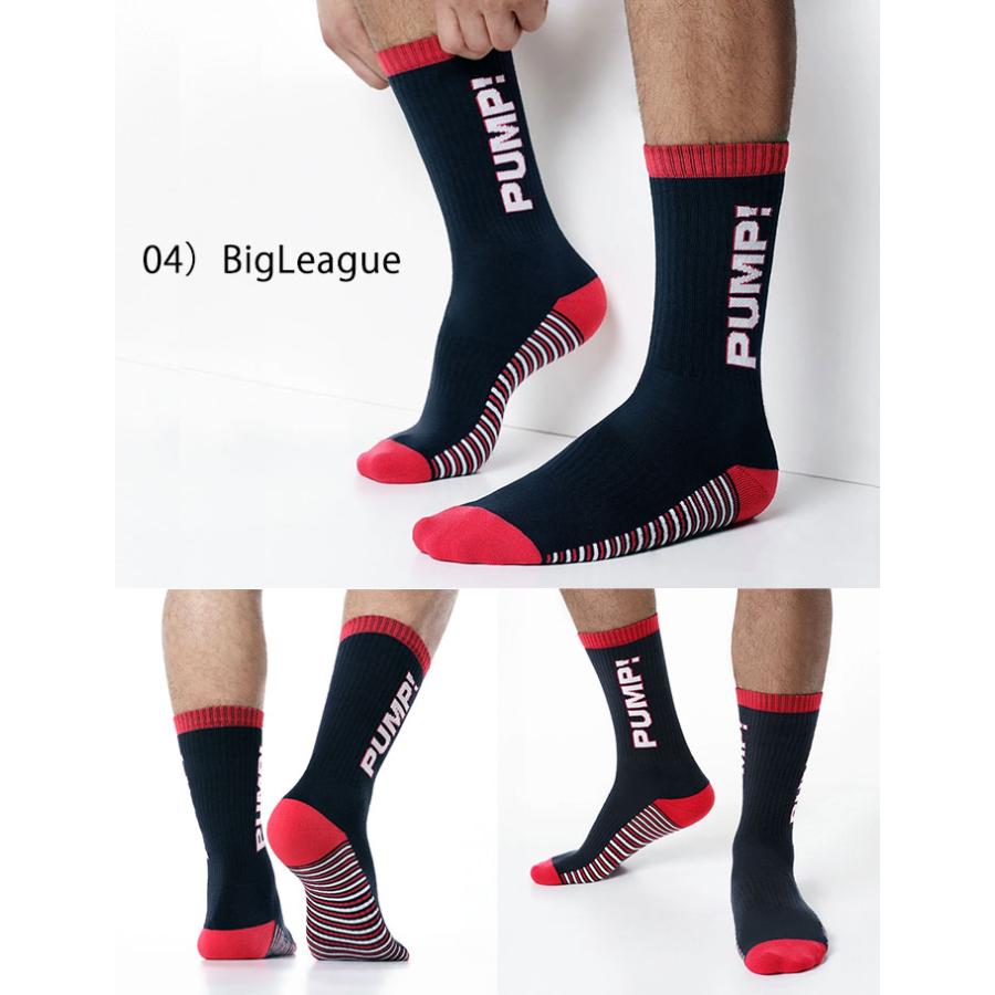 ソックス 靴下 メンズ スポーツソックス PUMP UNDERWEAR CREW SOCKS パンプ スポーツ 吸汗速乾 パンツ 下着 男性 ブランド セクシー | PUMP! UNDERWEAR | 19