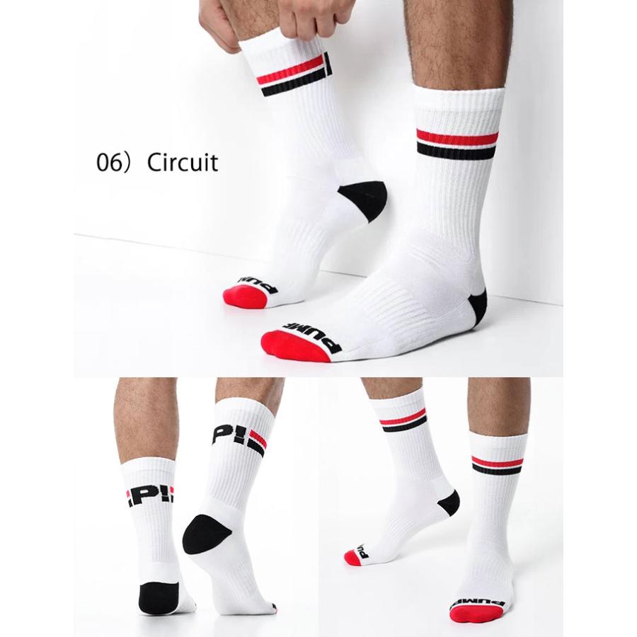 ソックス 靴下 メンズ スポーツソックス PUMP UNDERWEAR CREW SOCKS パンプ スポーツ 吸汗速乾 パンツ 下着 男性 ブランド セクシー | PUMP! UNDERWEAR | 21