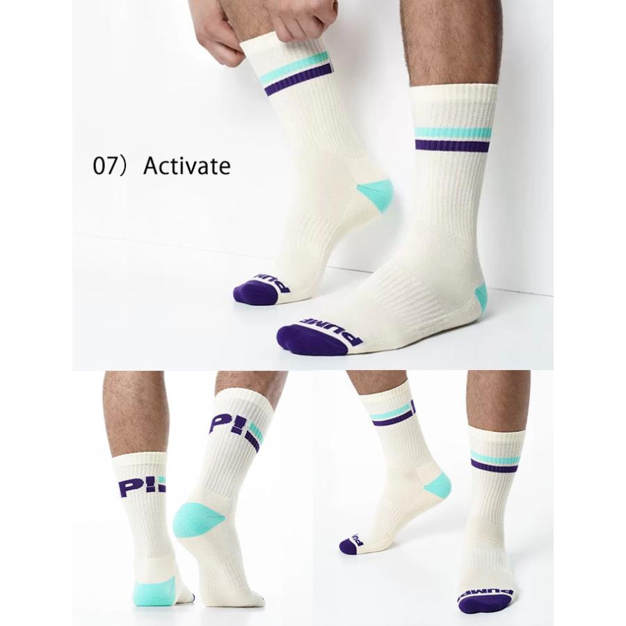 ソックス 靴下 メンズ スポーツソックス PUMP UNDERWEAR CREW SOCKS パンプ スポーツ 吸汗速乾 パンツ 下着 男性 ブランド セクシー | PUMP! UNDERWEAR | 22