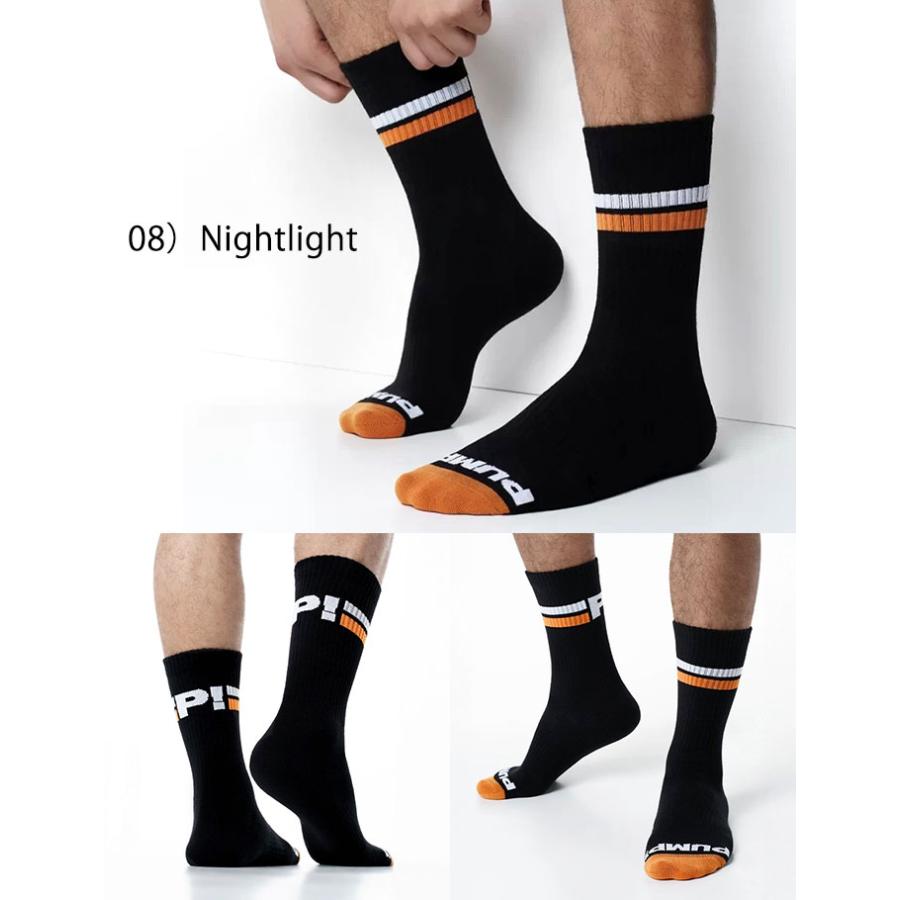 ソックス 靴下 メンズ スポーツソックス PUMP UNDERWEAR CREW SOCKS パンプ スポーツ 吸汗速乾 パンツ 下着 男性 ブランド セクシー | PUMP! UNDERWEAR | 23