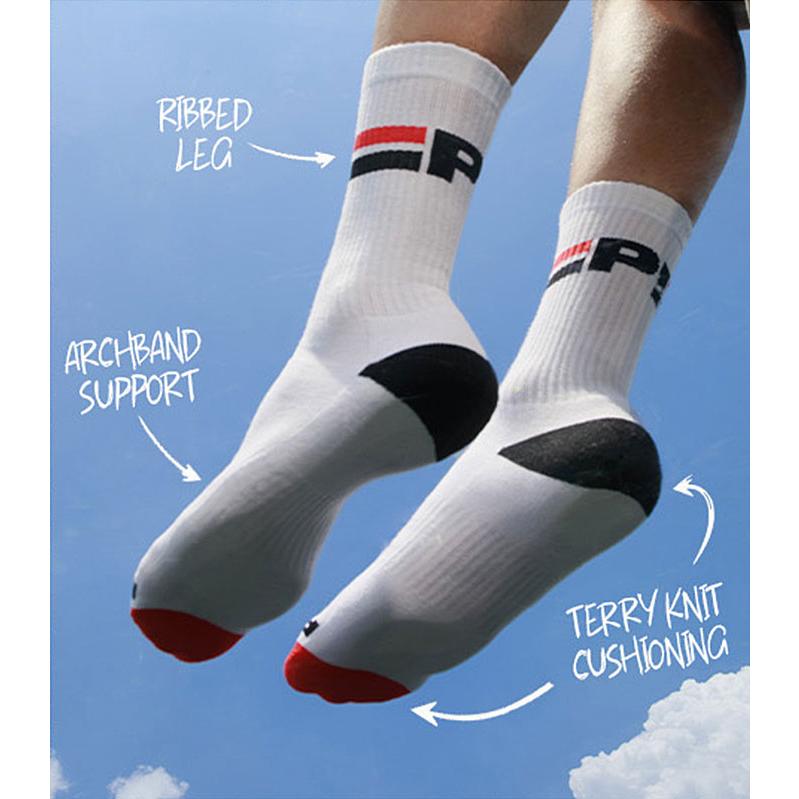 ソックス 靴下 メンズ スポーツソックス PUMP UNDERWEAR CREW SOCKS パンプ スポーツ 吸汗速乾 パンツ 下着 男性 ブランド セクシー | PUMP! UNDERWEAR | 25