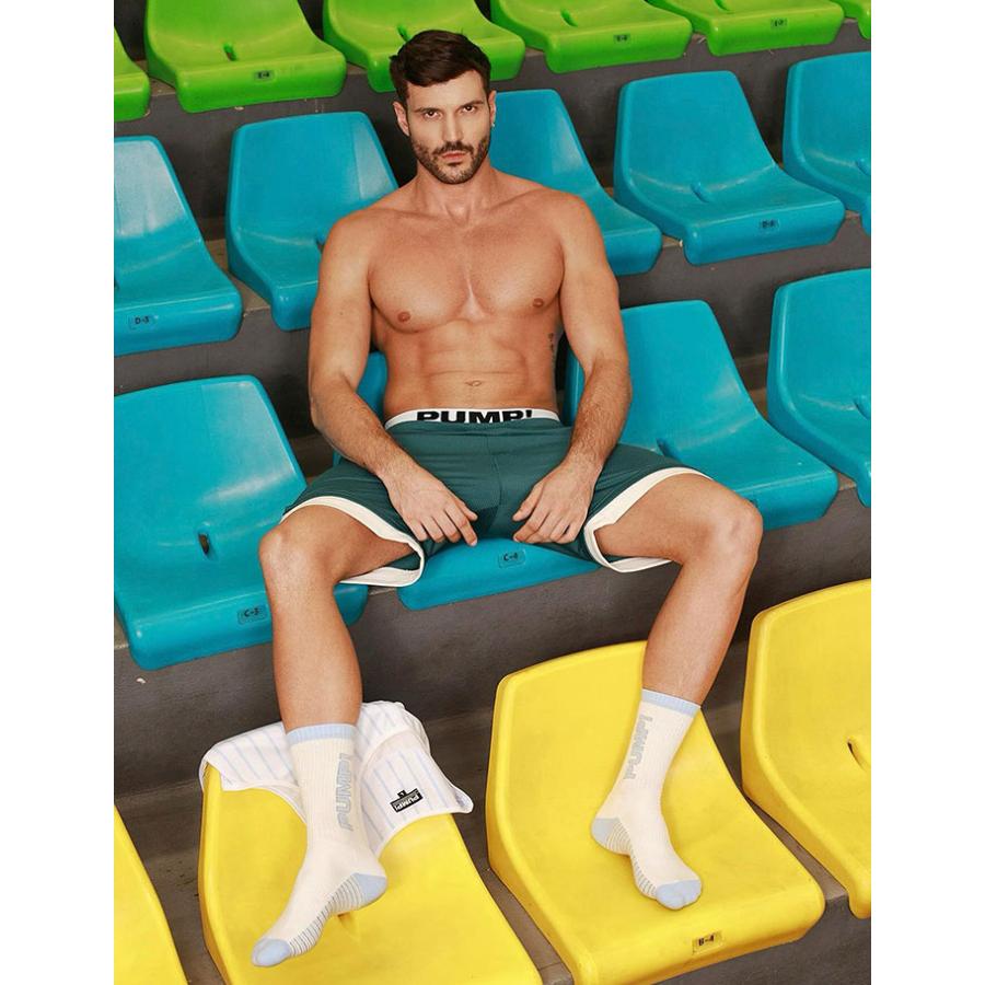 ソックス 靴下 メンズ スポーツソックス PUMP UNDERWEAR CREW SOCKS パンプ スポーツ 吸汗速乾 パンツ 下着 男性 ブランド セクシー | PUMP! UNDERWEAR | 11