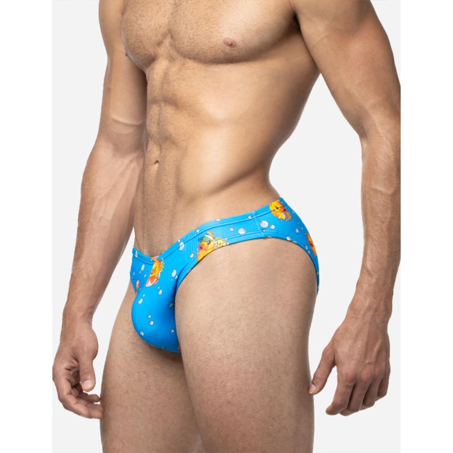 メンズ 水着 ビキニ ビキニブリーフ ビキニパンツ PUMP UNDERWEAR DUCKY WATER CHEEKYK プリント 柄 パンプ 男性 海パン スイムウェア ブランド 返品不可 | PUMP! UNDERWEAR | 13