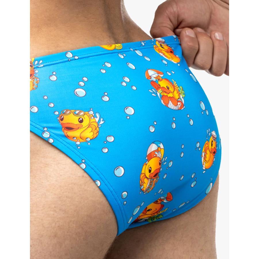 メンズ 水着 ビキニ ビキニブリーフ ビキニパンツ PUMP UNDERWEAR DUCKY WATER CHEEKYK プリント 柄 パンプ 男性 海パン スイムウェア ブランド 返品不可 | PUMP! UNDERWEAR | 15