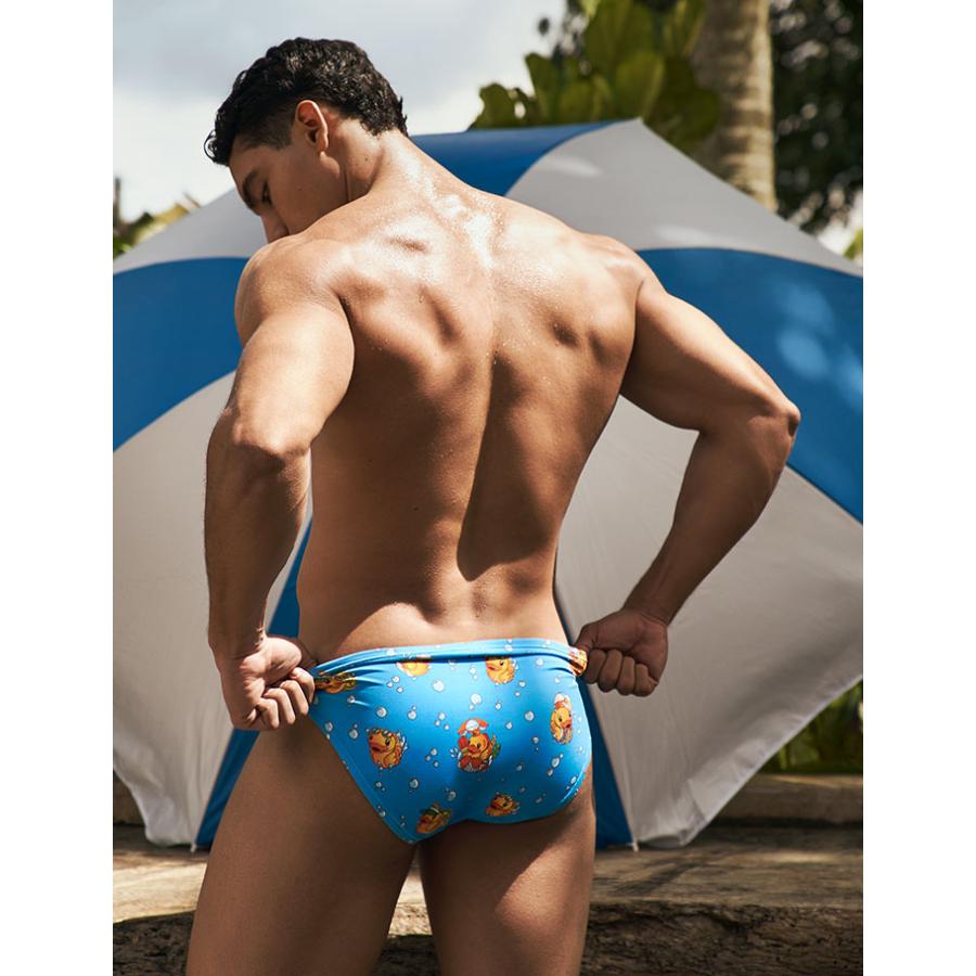 メンズ 水着 ビキニ ビキニブリーフ ビキニパンツ PUMP UNDERWEAR DUCKY WATER CHEEKYK プリント 柄 パンプ 男性 海パン スイムウェア ブランド 返品不可 | PUMP! UNDERWEAR | 03