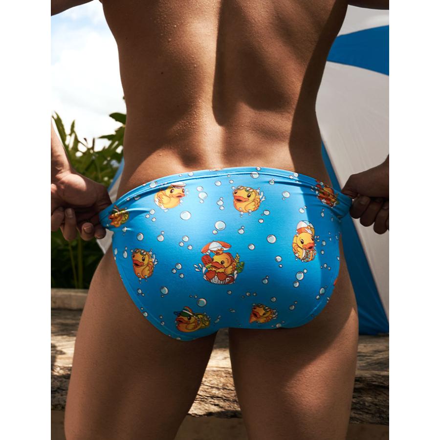 メンズ 水着 ビキニ ビキニブリーフ ビキニパンツ PUMP UNDERWEAR DUCKY WATER CHEEKYK プリント 柄 パンプ 男性 海パン スイムウェア ブランド 返品不可 | PUMP! UNDERWEAR | 08