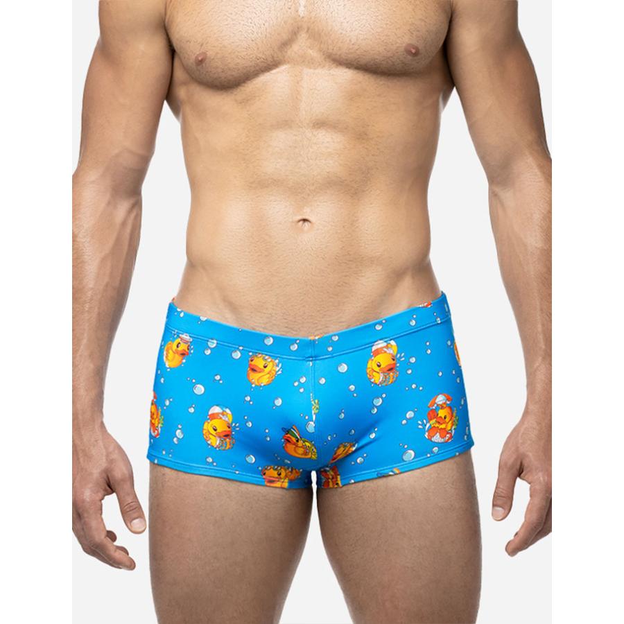 メンズ 水着 ボックス型スイムトランクス スイムパンツ PUMP UNDERWEAR DUCKY WATER TRUNK プリント 柄 パンプ 男性 海パン スイムウェア ブランド 返品不可 | PUMP! UNDERWEAR | 11