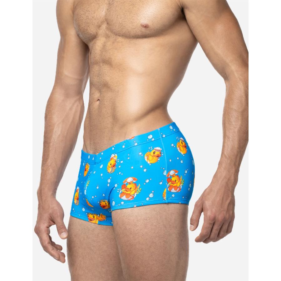 メンズ 水着 ボックス型スイムトランクス スイムパンツ PUMP UNDERWEAR DUCKY WATER TRUNK プリント 柄 パンプ 男性 海パン スイムウェア ブランド 返品不可 | PUMP! UNDERWEAR | 13