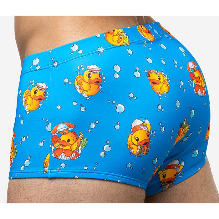 メンズ 水着 ボックス型スイムトランクス スイムパンツ PUMP UNDERWEAR DUCKY WATER TRUNK プリント 柄 パンプ 男性 海パン スイムウェア ブランド 返品不可 | PUMP! UNDERWEAR | 15