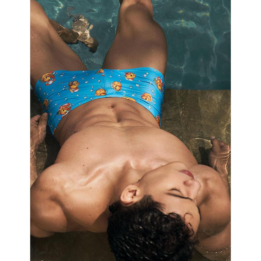 メンズ 水着 ボックス型スイムトランクス スイムパンツ PUMP UNDERWEAR DUCKY WATER TRUNK プリント 柄 パンプ 男性 海パン スイムウェア ブランド 返品不可 | PUMP! UNDERWEAR | 03