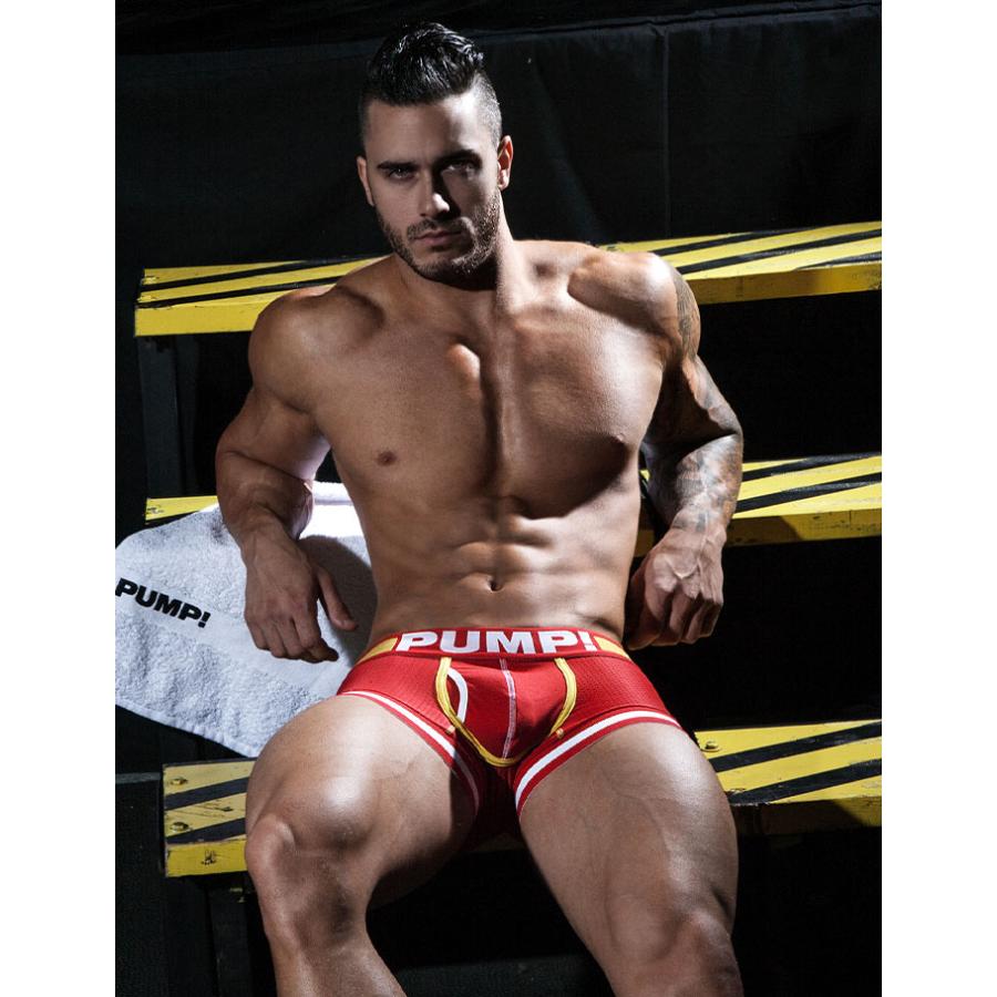 ボクサーパンツ メンズ ローライズボクサーパンツ PUMP UNDERWEAR MICRO MESH BOXER パンプ スポーツ 吸汗速乾 パンツ 下着 男性 ブランド セクシー | PUMP! UNDERWEAR | 16