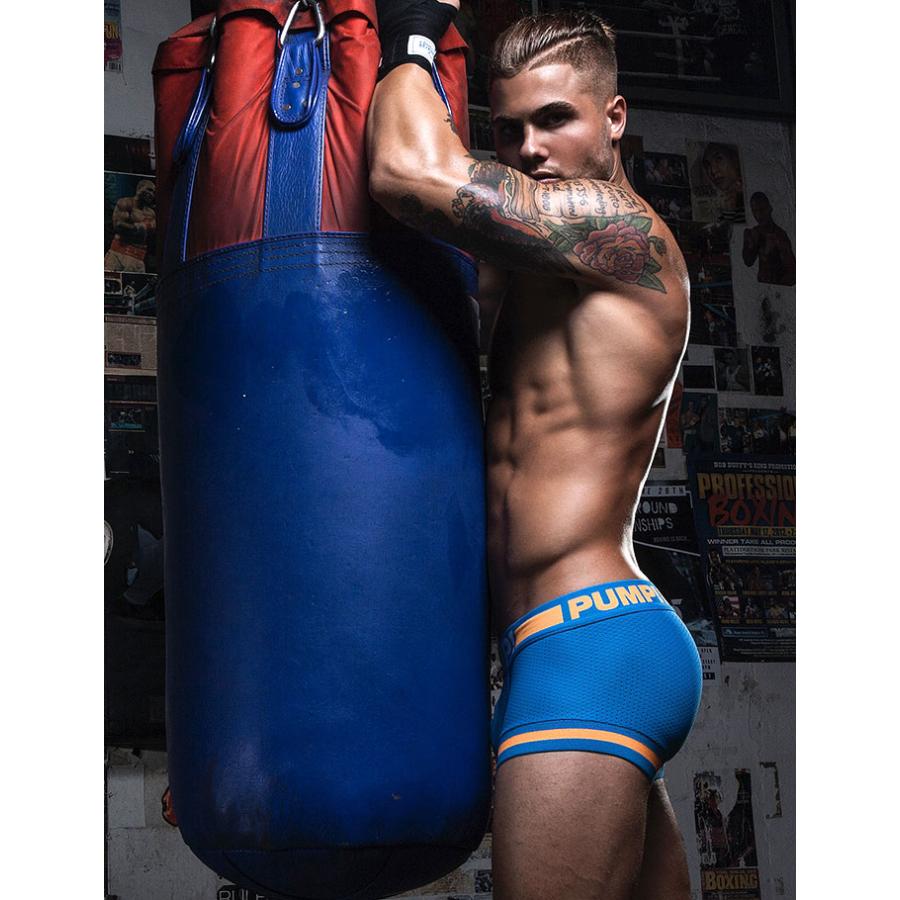ボクサーパンツ メンズ ローライズボクサーパンツ PUMP UNDERWEAR MICRO MESH BOXER パンプ スポーツ 吸汗速乾 パンツ 下着 男性 ブランド セクシー | PUMP! UNDERWEAR | 18