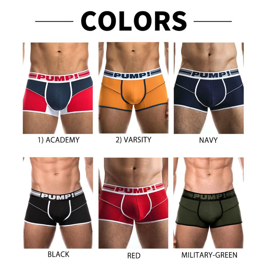 ボクサーパンツ メンズ ローライズボクサーパンツ PUMP UNDERWEAR FREE FIT BOXER パンプ スポーツ 吸汗速乾 パンツ 下着 男性 ブランド セクシー | PUMP! UNDERWEAR | 18