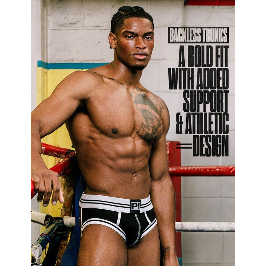 Oバック メンズ ローライズボクサーパンツ バックレス PUMP UNDERWEAR ROUND2 BACKLESS TRUNK パンプ スポーツ 吸汗速乾 パンツ 下着 男性 ブランド セクシー | PUMP! UNDERWEAR | 13