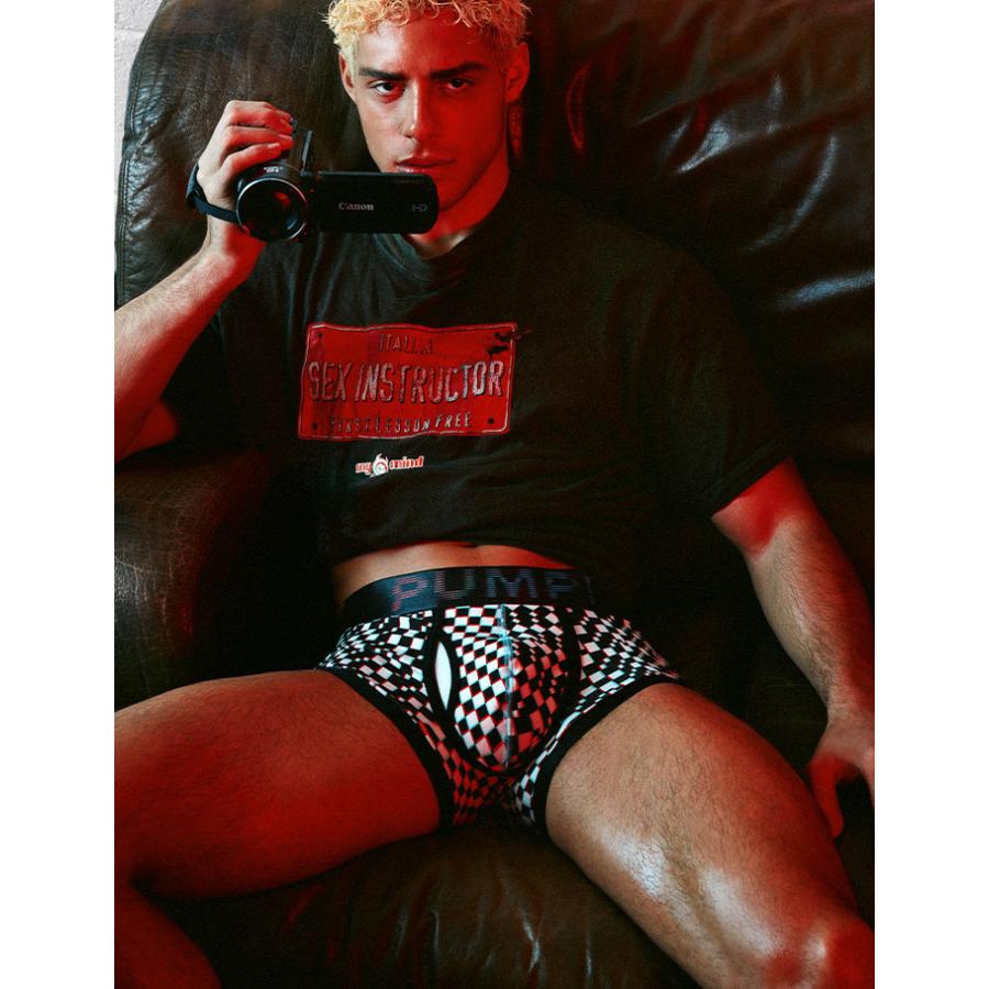 ボクサーパンツ メンズ ローライズボクサーパンツ PUMP UNDERWEAR GLITCH BOXER パンプ スポーツ 吸汗速乾 パンツ 下着 男性 ブランド セクシー | PUMP! UNDERWEAR | 08