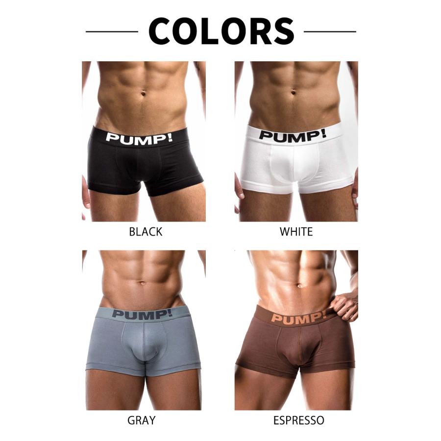 ボクサーパンツ メンズ ローライズボクサーパンツ PUMP UNDERWEAR CLASSIC BOXER パンプ スポーツ 吸汗速乾 パンツ 下着 男性 ブランド セクシー | PUMP! UNDERWEAR | 21