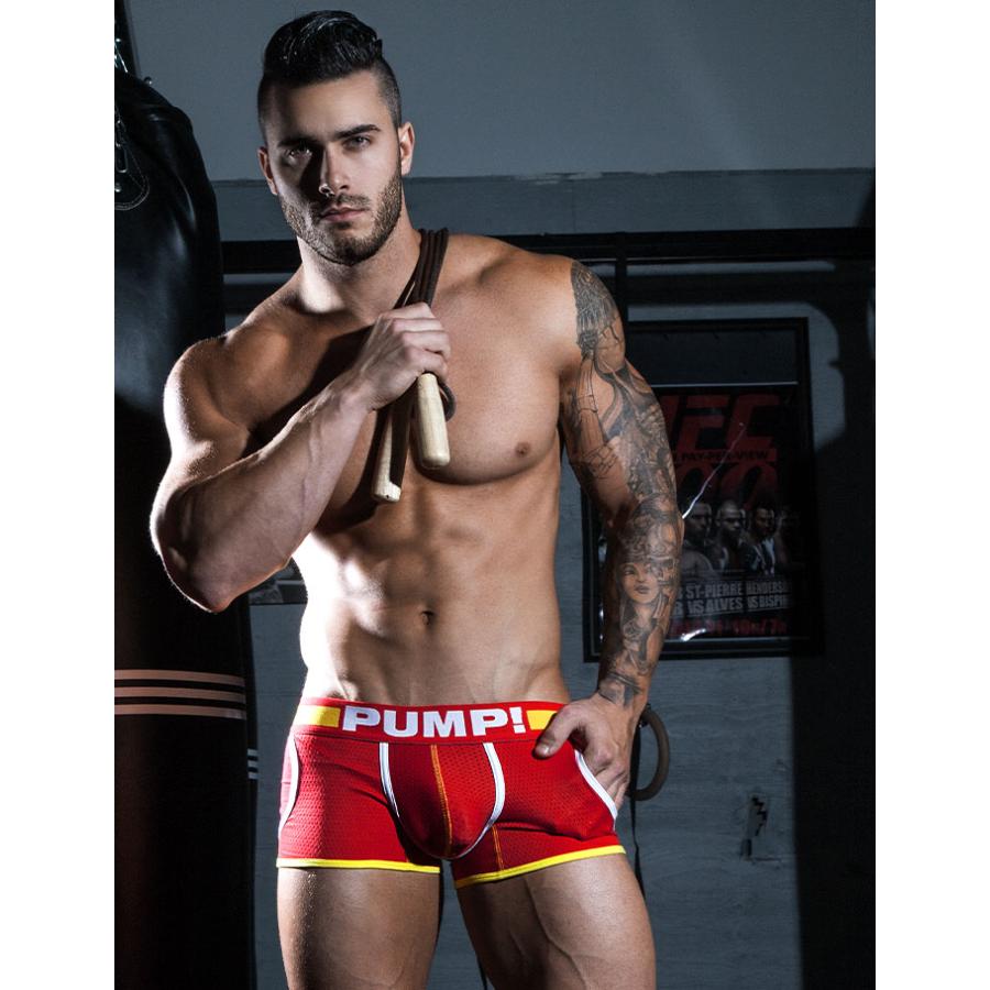 ボクサーパンツ メンズ ローライズボクサーパンツ PUMP UNDERWEAR MESH CUP BOXER パンプ スポーツ 吸汗速乾 パンツ 下着 男性 ブランド セクシー | PUMP! UNDERWEAR | 20