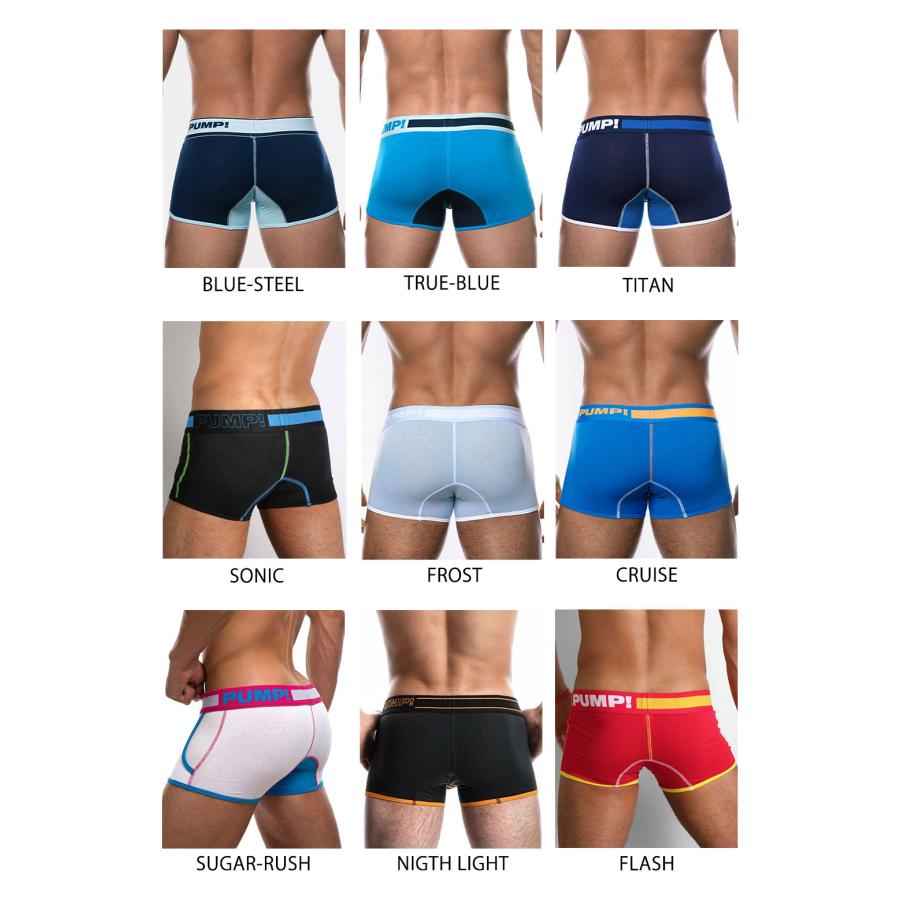 ボクサーパンツ メンズ ローライズボクサーパンツ PUMP UNDERWEAR MESH CUP BOXER パンプ スポーツ 吸汗速乾 パンツ 下着 男性 ブランド セクシー | PUMP! UNDERWEAR | 28