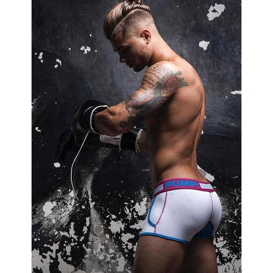 ボクサーパンツ メンズ ローライズボクサーパンツ PUMP UNDERWEAR MESH CUP BOXER パンプ スポーツ 吸汗速乾 パンツ 下着 男性 ブランド セクシー | PUMP! UNDERWEAR | 18