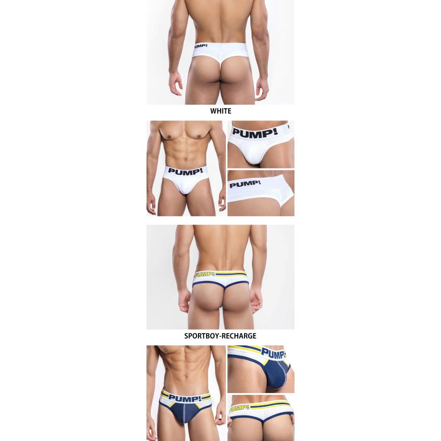 メンズTバック メンズ Tバック サポーター PUMP UNDERWEAR BRIEF STYLE MESH CUP THONG パンプ スポーツ 吸汗速乾 パンツ 下着 男性 ブランド セクシー | PUMP! UNDERWEAR | 22